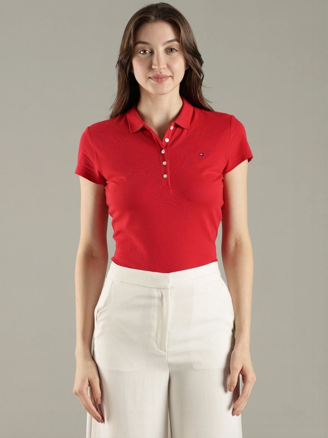 Polo Collar Slim Fit T-shirt