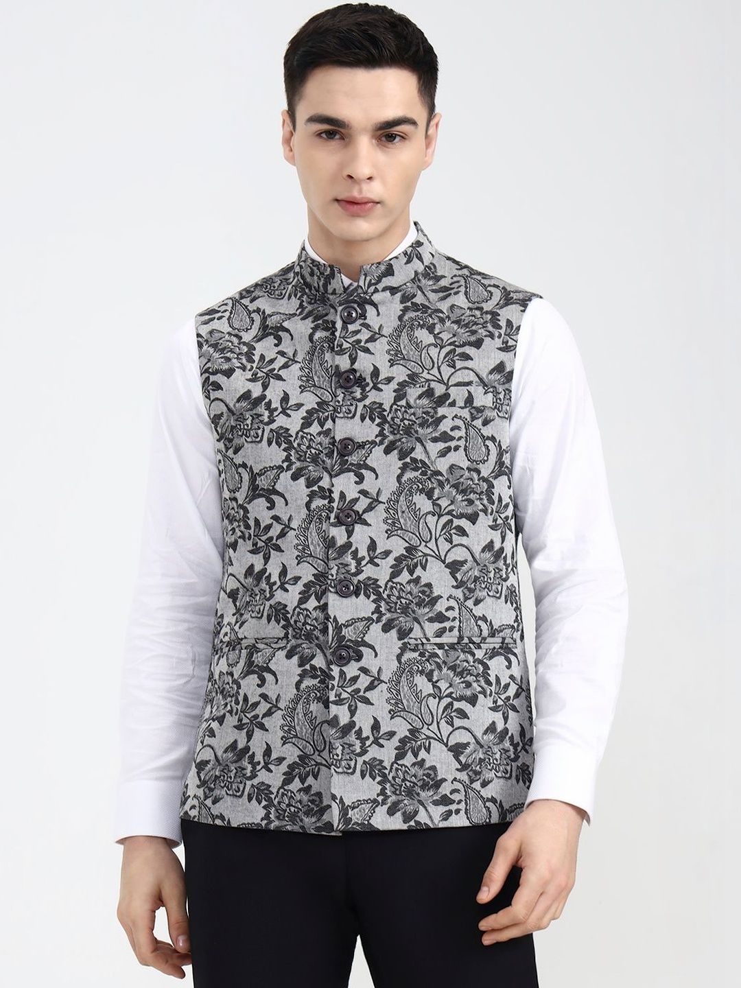 WYRE Men Floral Woven Jacket