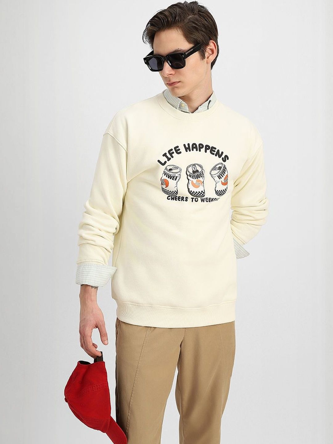 Snitch Men Printed Sweatshirt