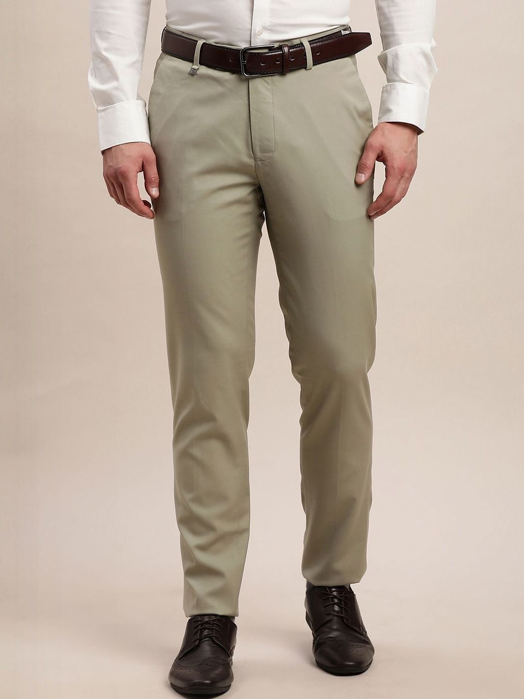 Turtle Men Tailored Slim Fit Trousers