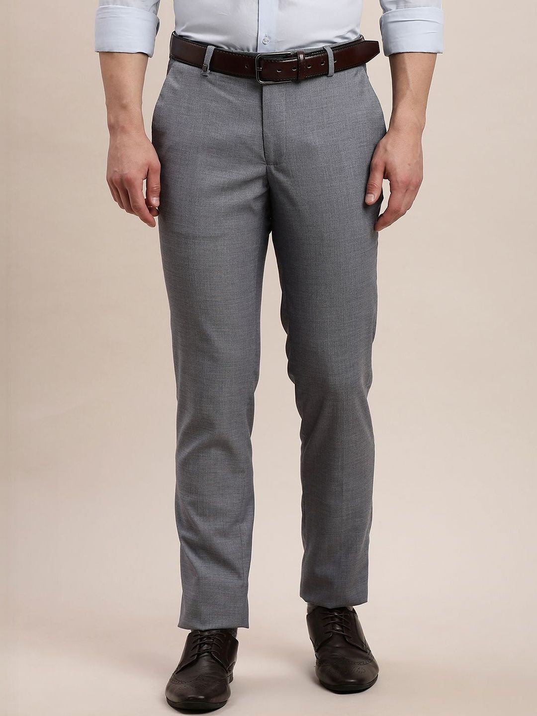Turtle Men Tailored Slim Fit Trousers