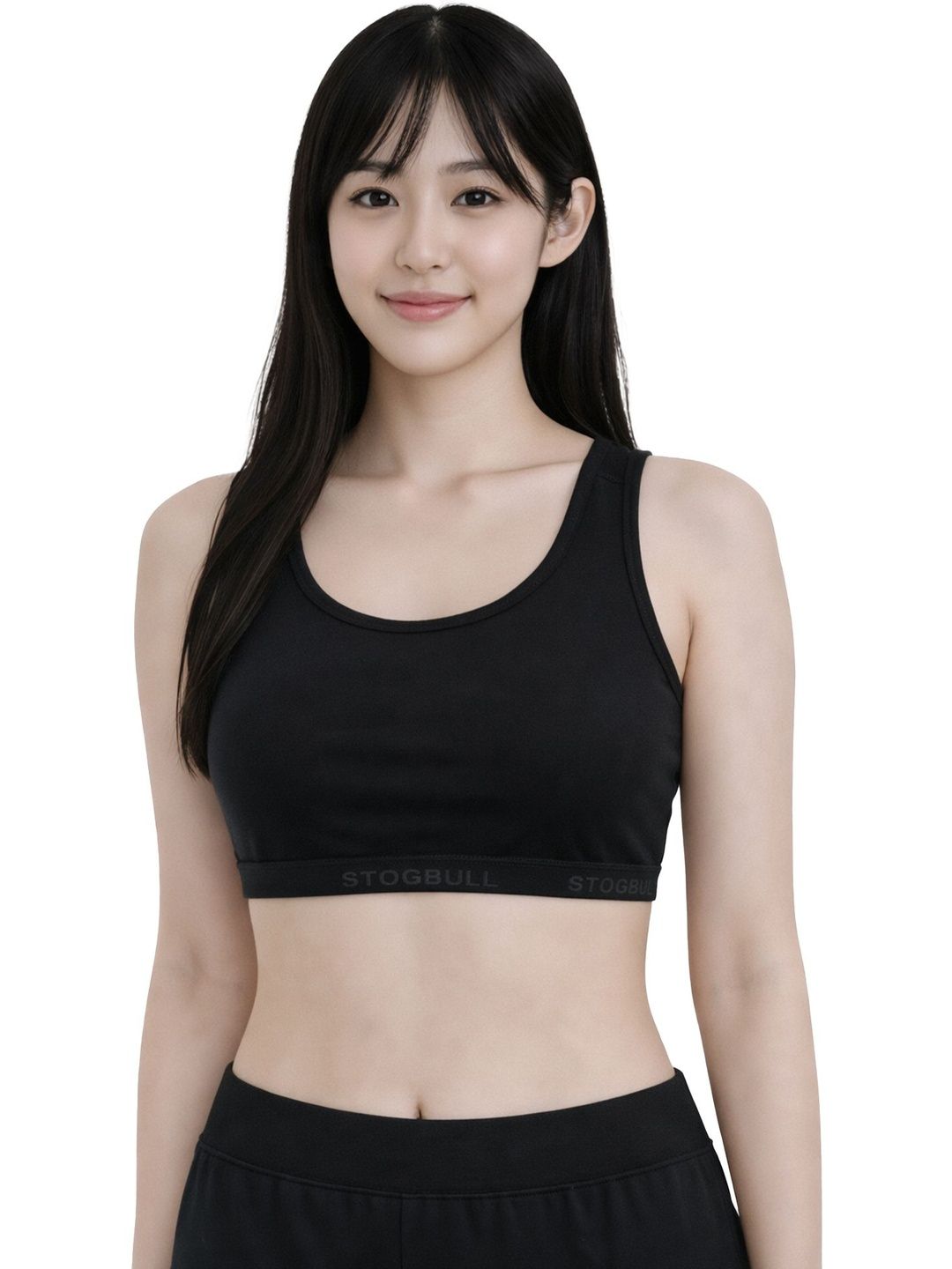 STOGBULL Women Cotton Lycra Non-Padded Full Coverage Active Bra
