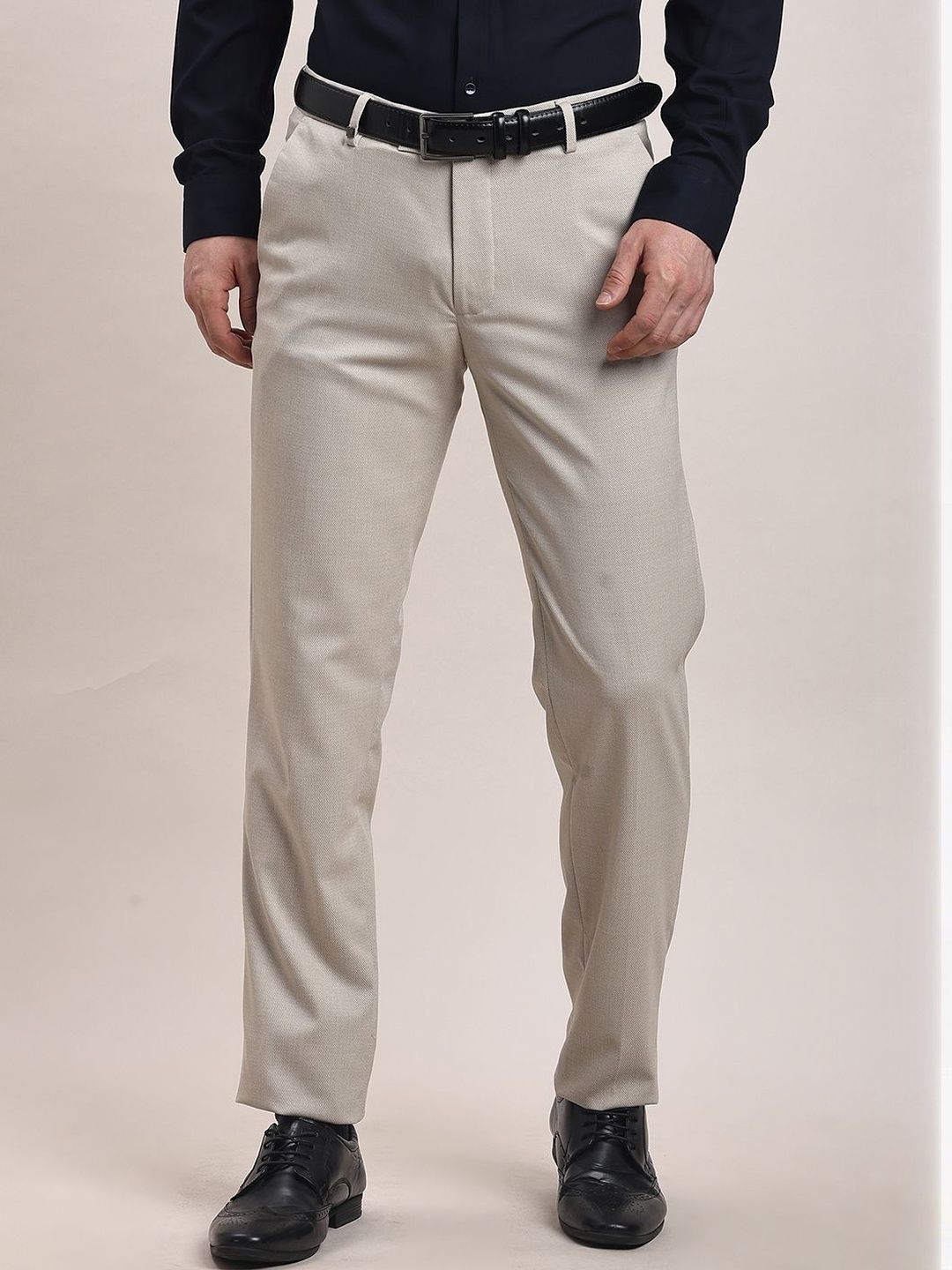 Turtle Men Tailored Slim Fit Trousers