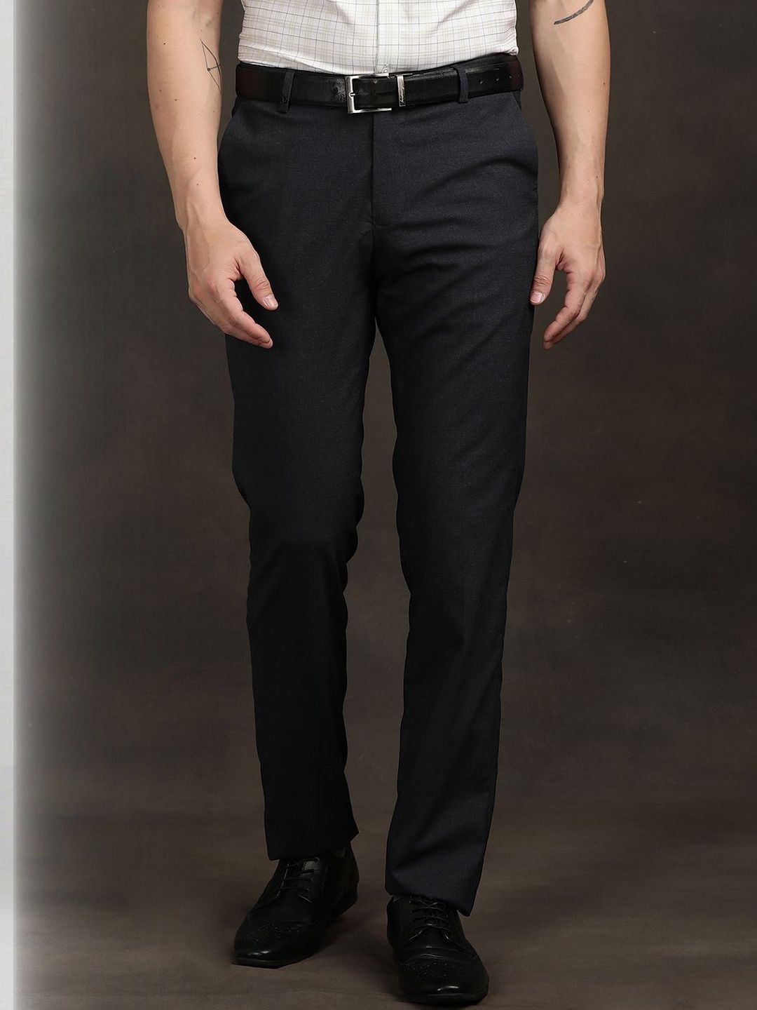 Turtle Men Tailored Slim Fit Trousers