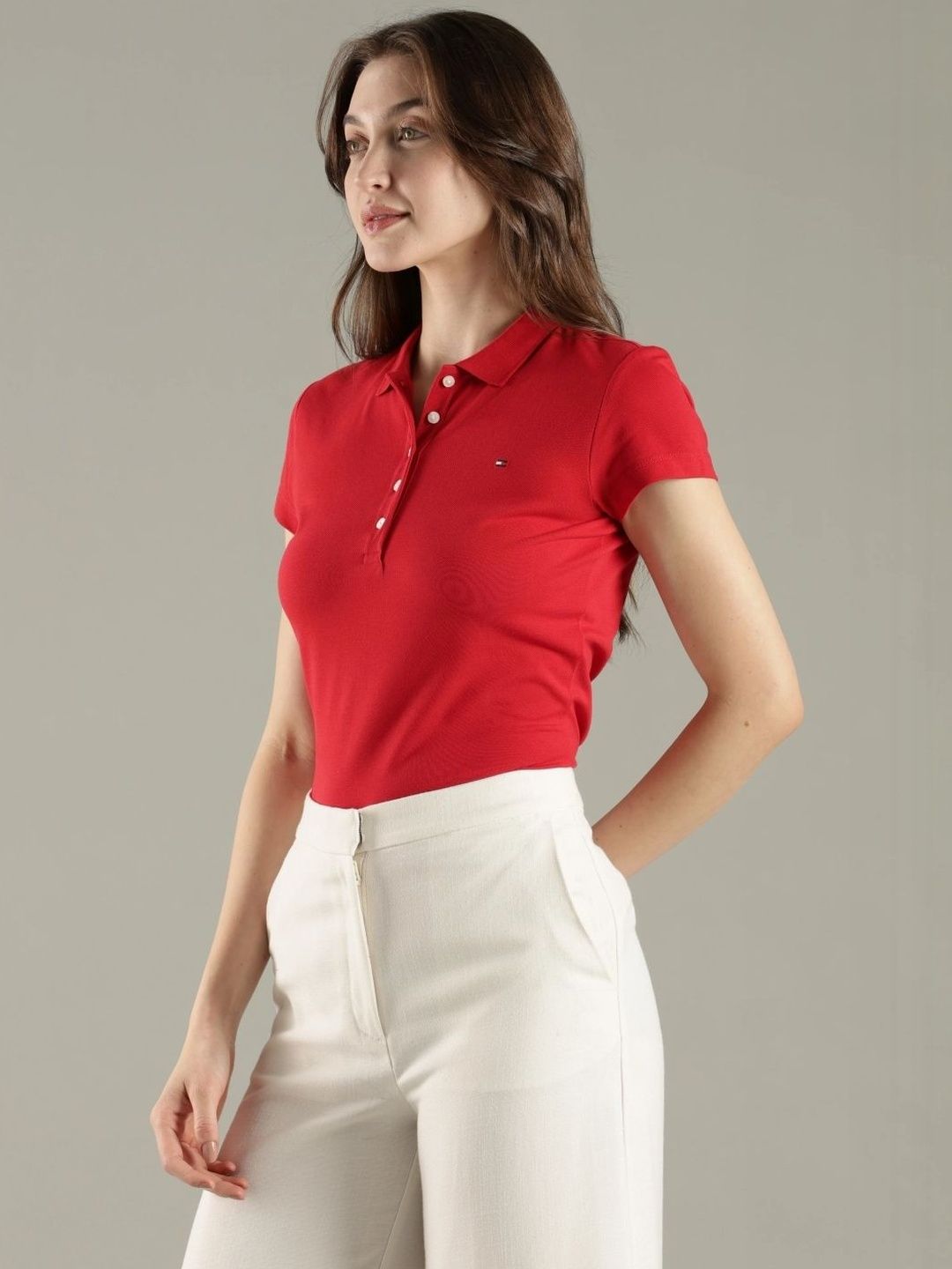 Polo Collar Slim Fit T-shirt