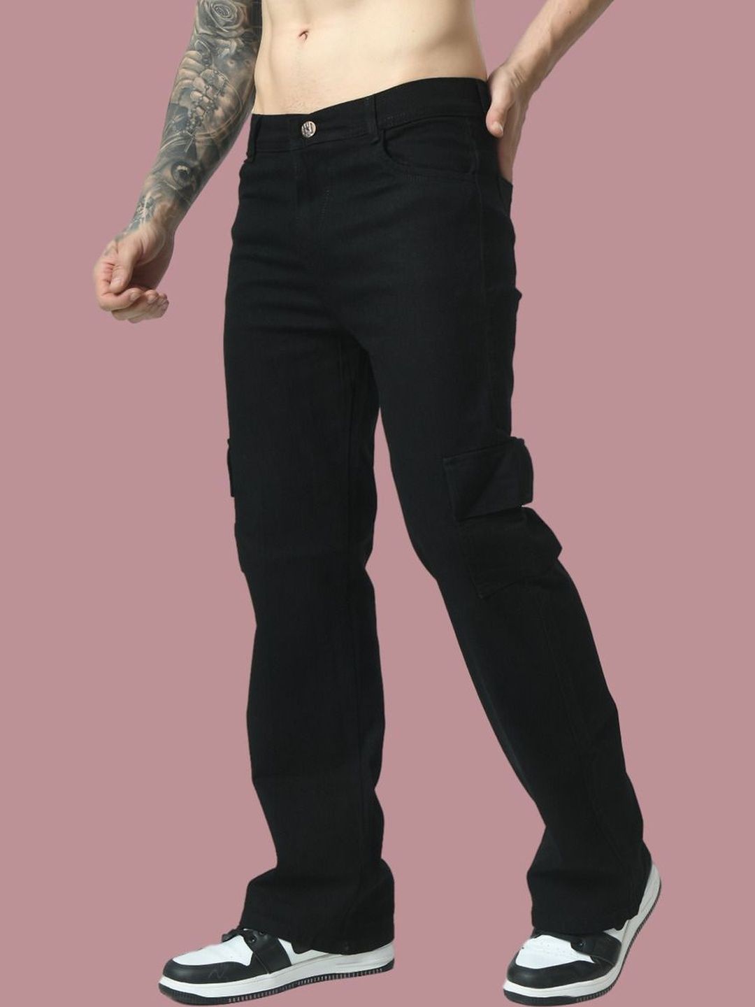 Metronaut Men Classic Mid-Rise Stretchable Jeans