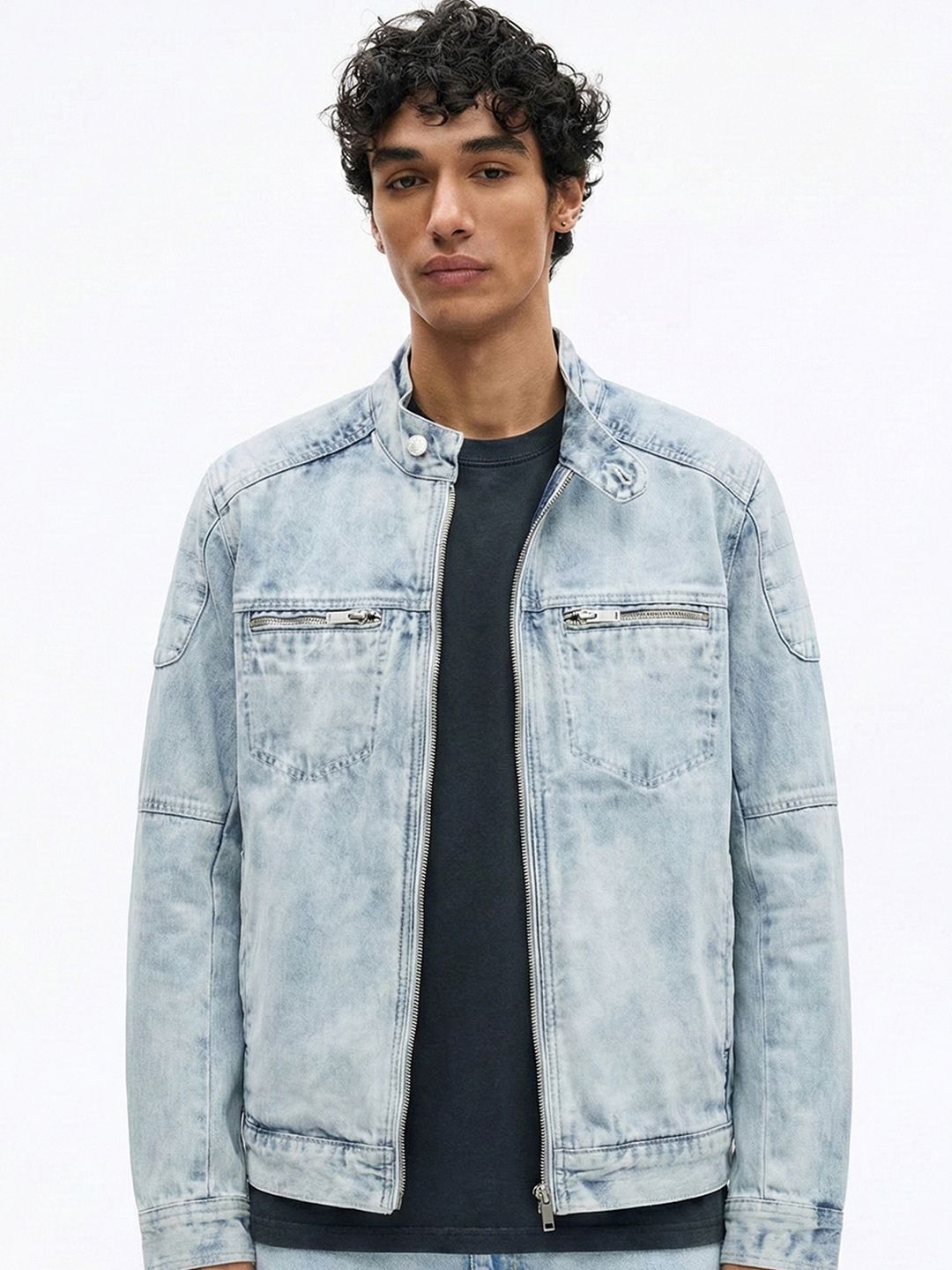 HIGHLANDER Men Denim Jacket