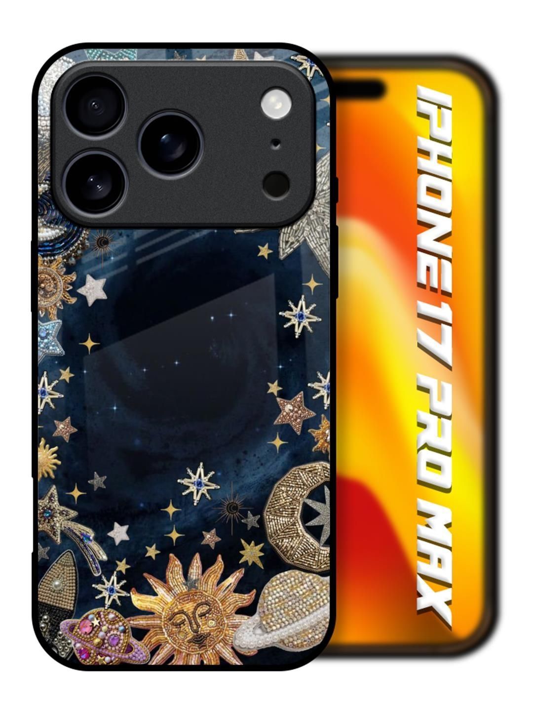 QRIOH Quirky Printed iPhone 17 Pro Max Back Case Mobile Accessories