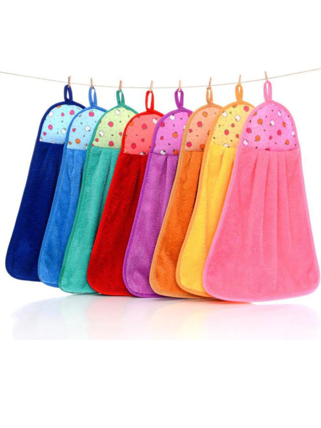 Fezora 8-Pcs Printed Kitchen Towels