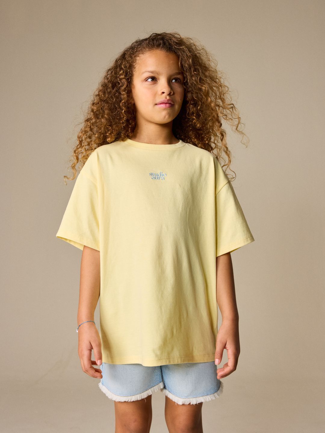 NEXT Girls Drop-Shoulder Sleeves Pure Cotton T-shirt