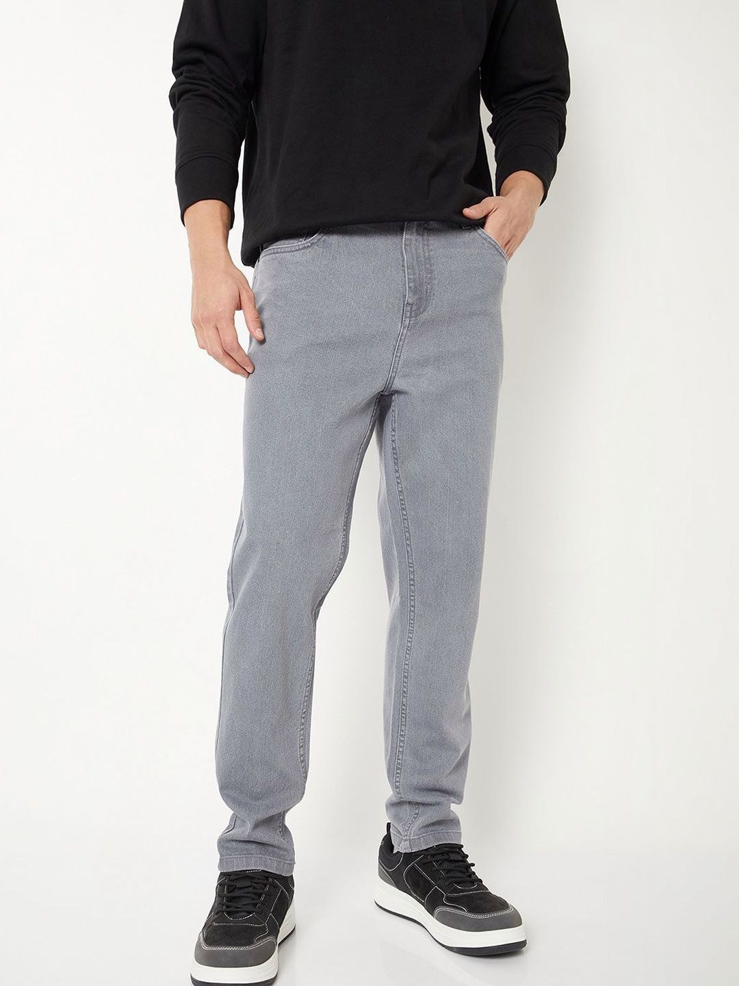 max Men Regular Fit Mid-Rise Stretchable Jeans
