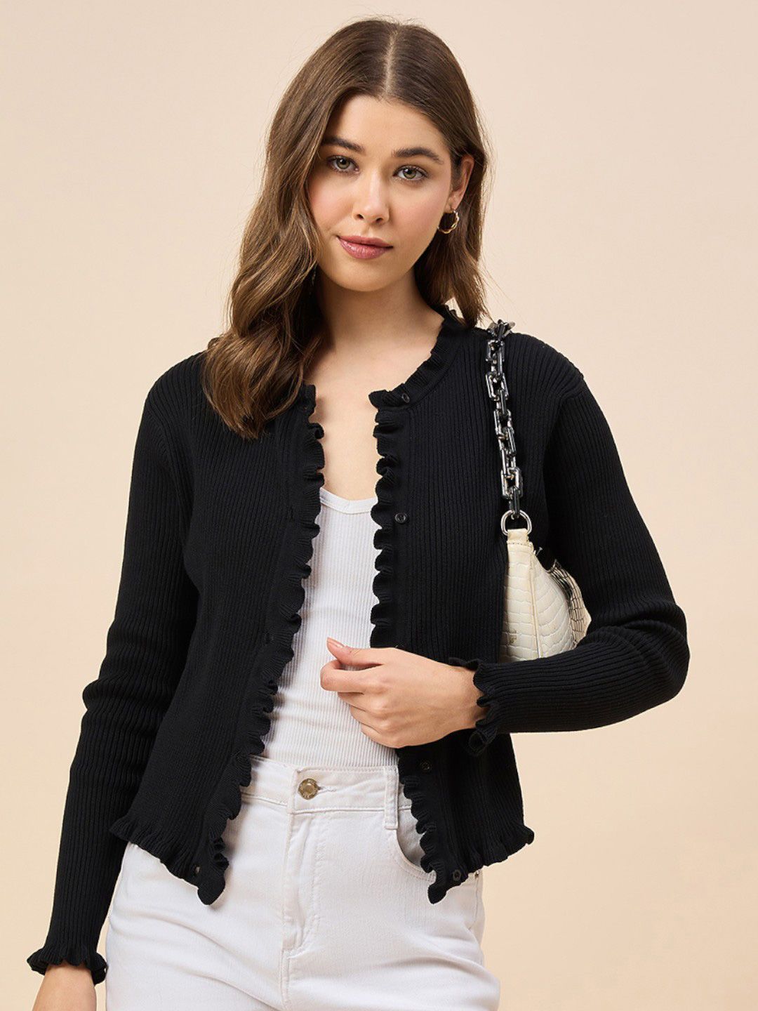 Style Quotient Women Button Shrug