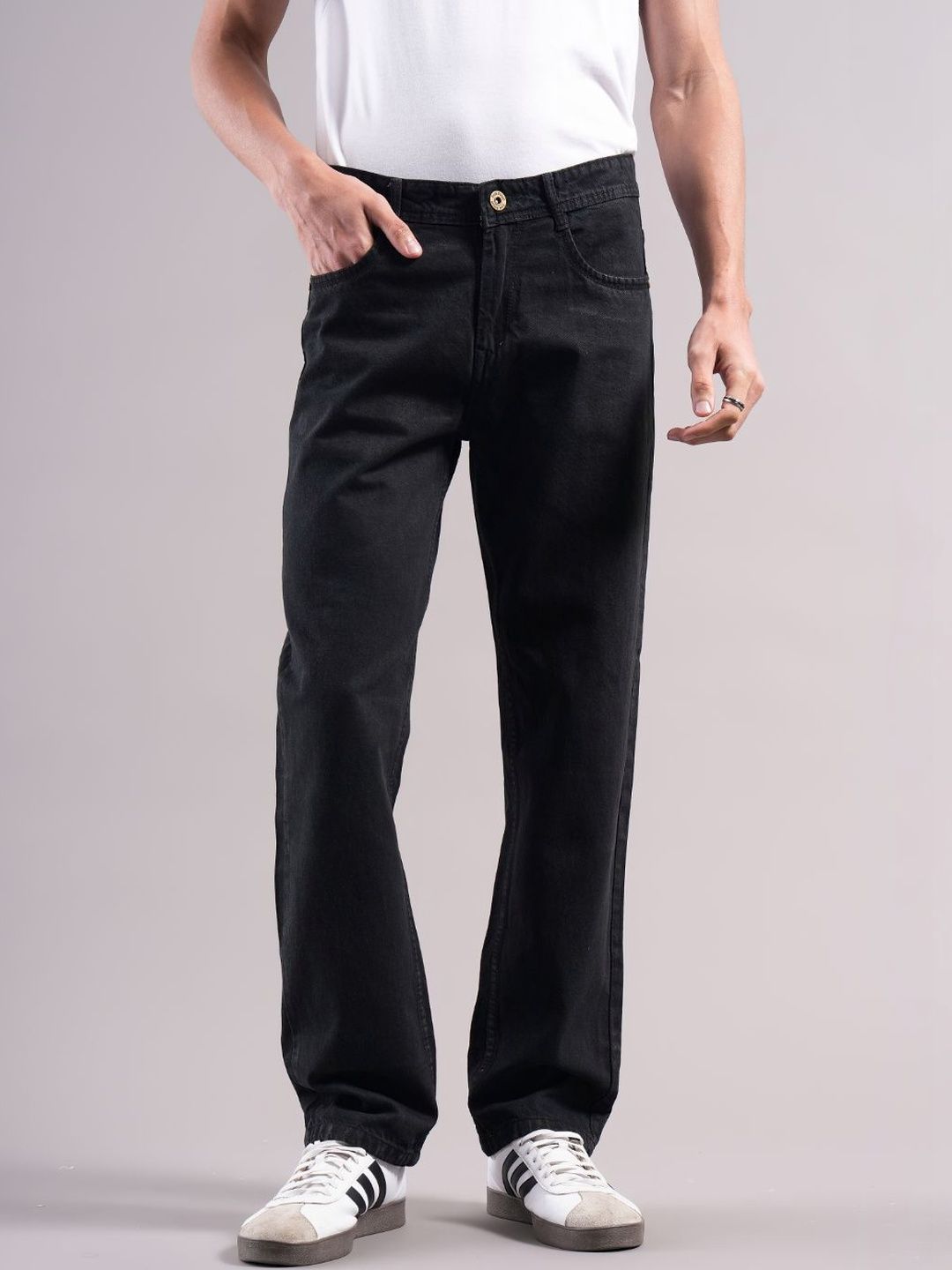 PAUL STREET Men Comfort Relaxed Fit Mid-Rise Jeans
