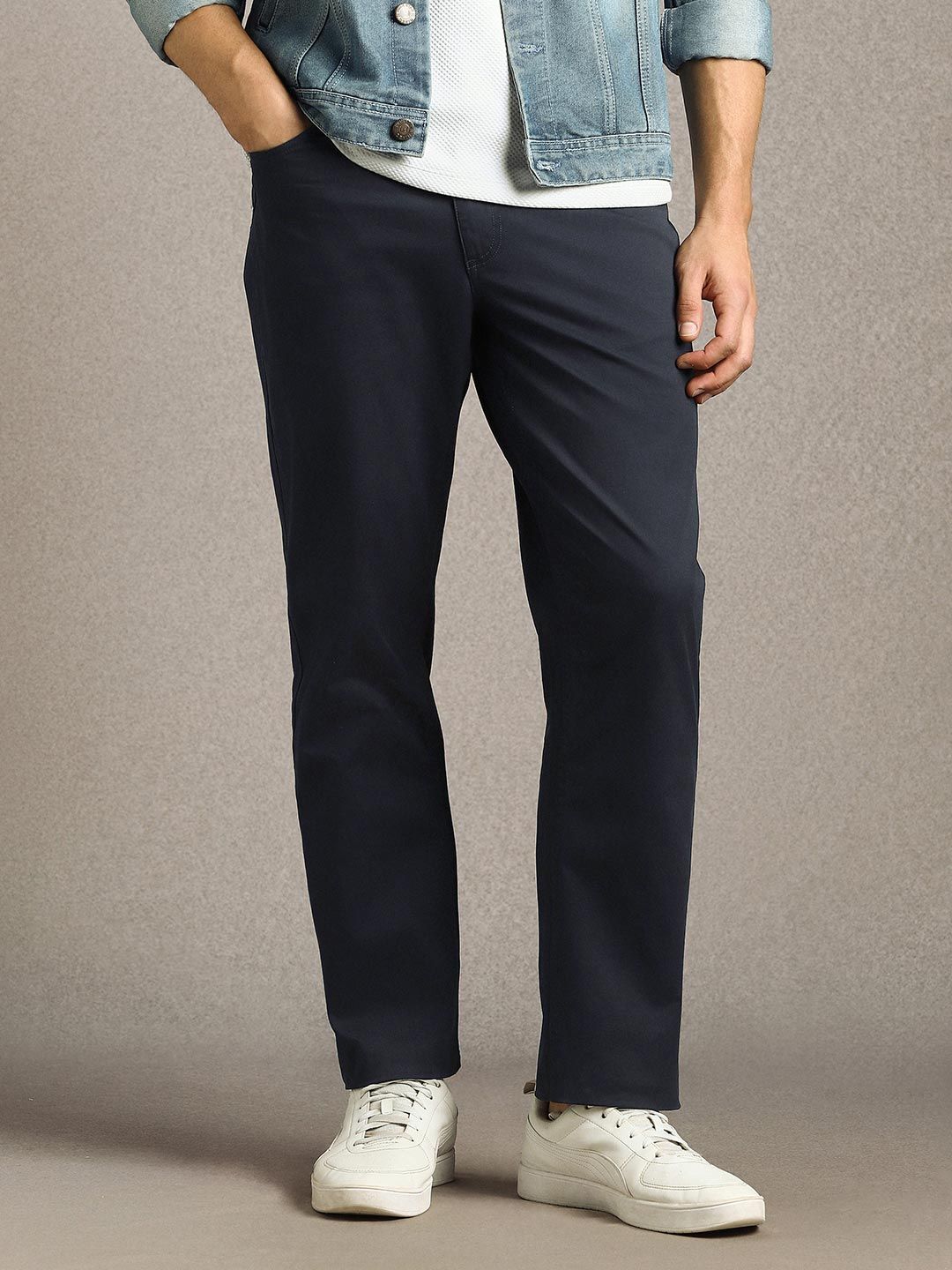 Men Chinos Trousers Louis Philippe Jeans Men Chinos Trousers