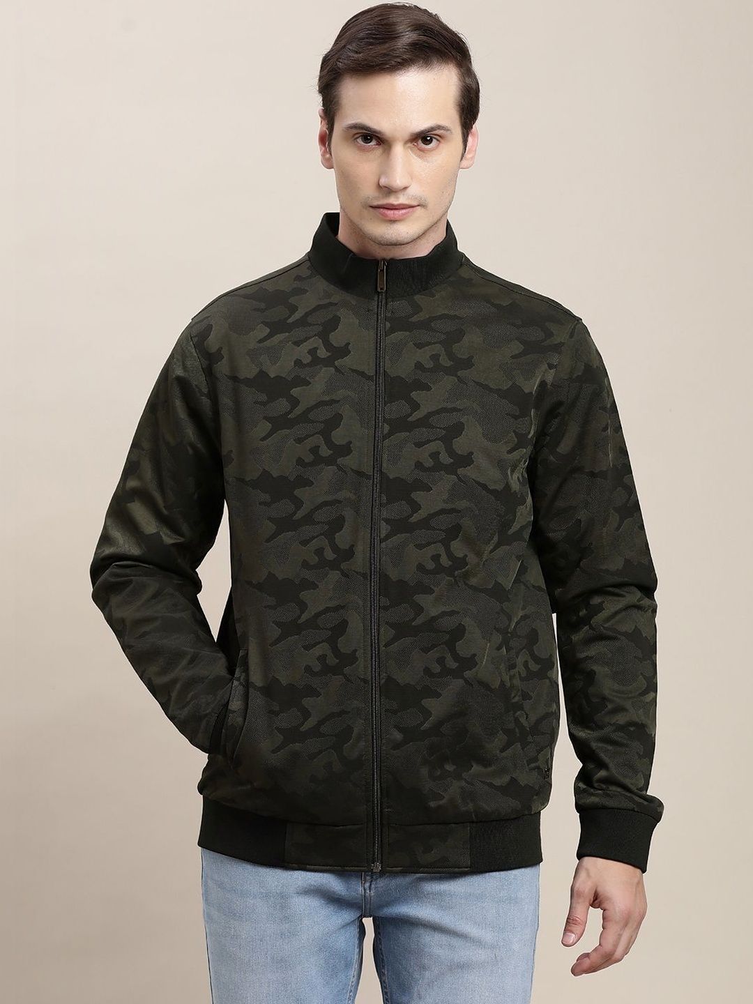 Turtle Men Camouflage Bomber Jacket