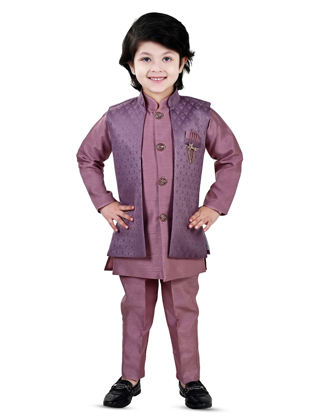 Arshia Fashions Boys Embroidered Sherwani
