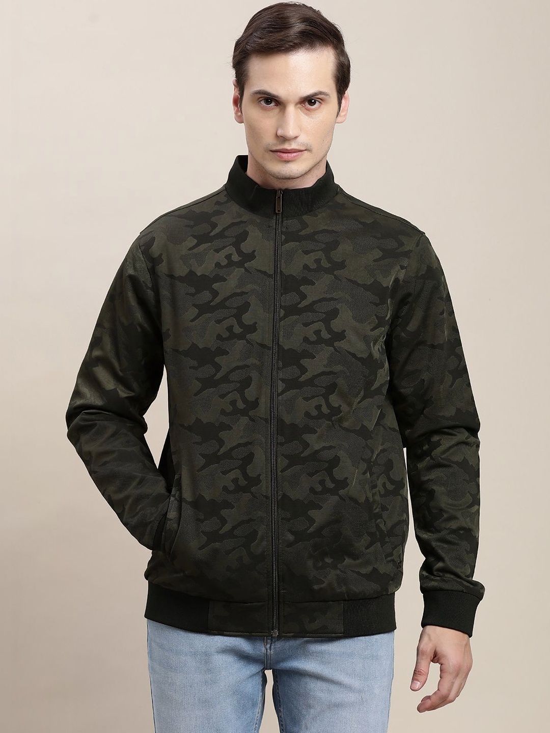 Turtle Men Camouflage Windcheater Bomber Jacket