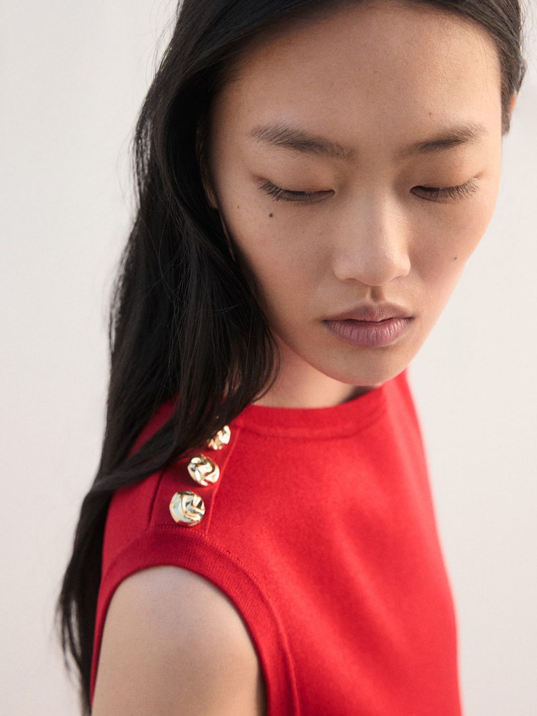 Jewel Button Embellished Peplum Mini Dress