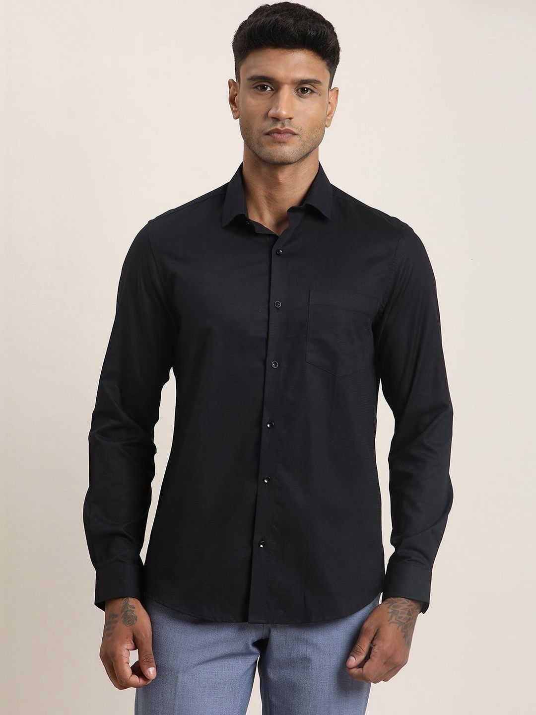 Turtle Men Standard Slim Fit Casual Shirt