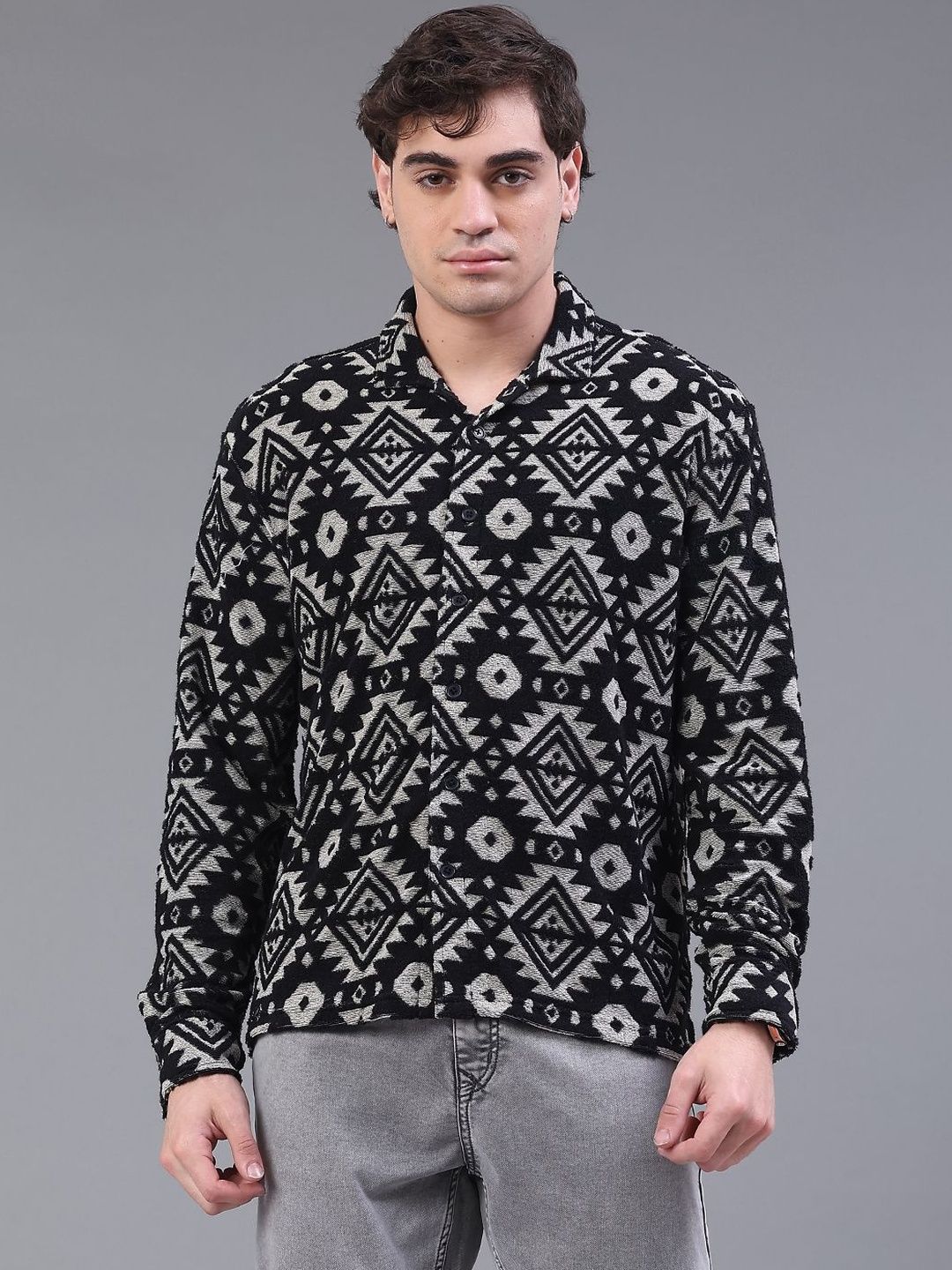 LIMEROAD Men Printed Casual Shirt