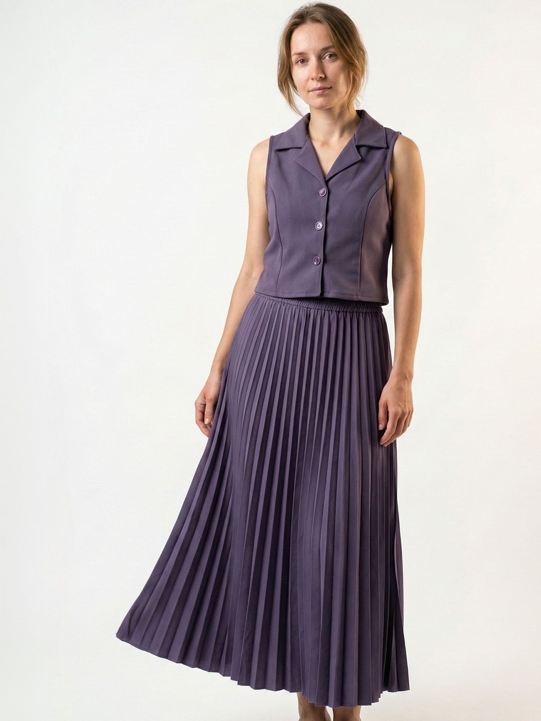 Chemistry Shirt Collar Waistcoat & Skirt Co-Ords