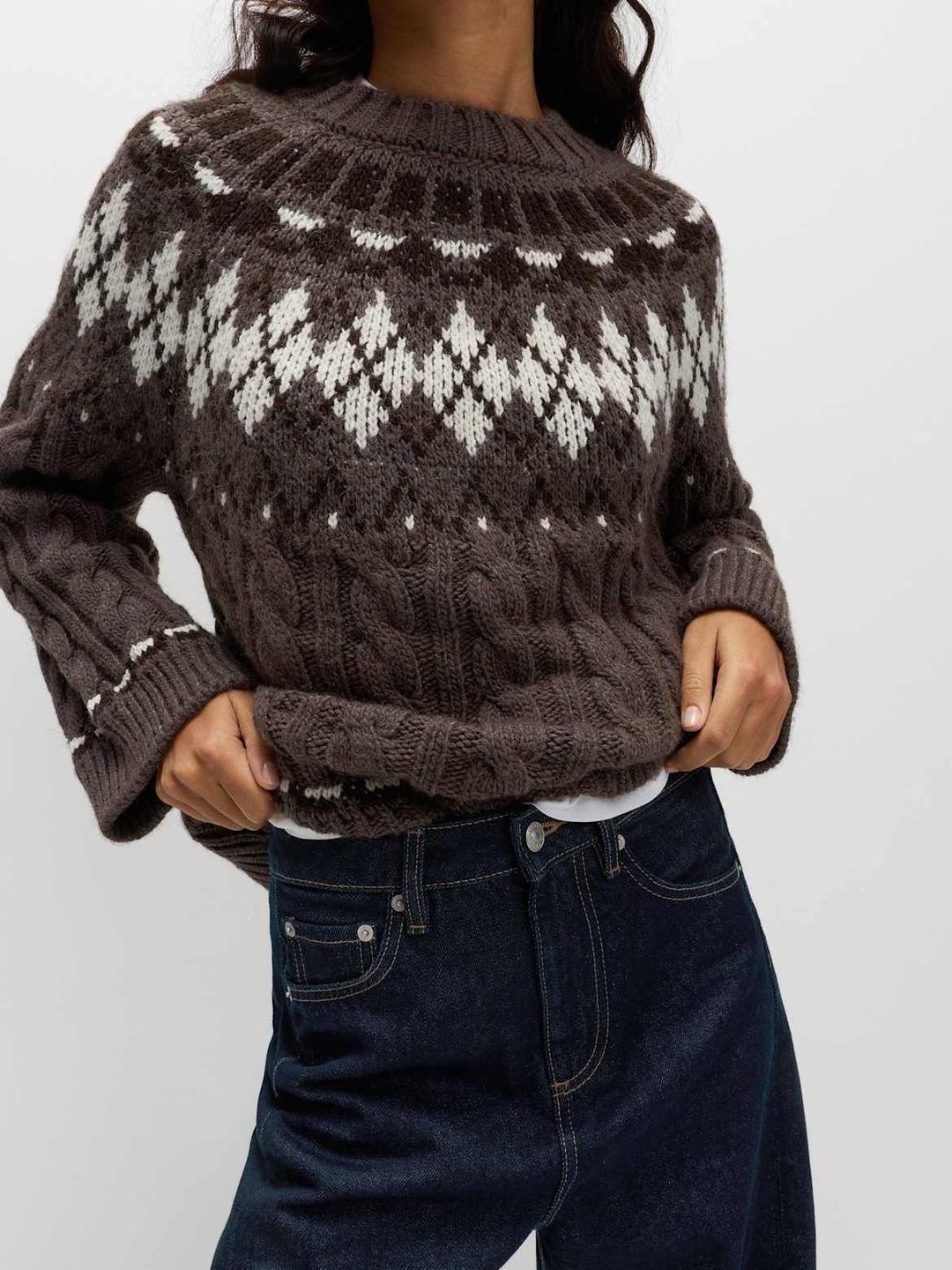 Mid Rise Barrel Jeans