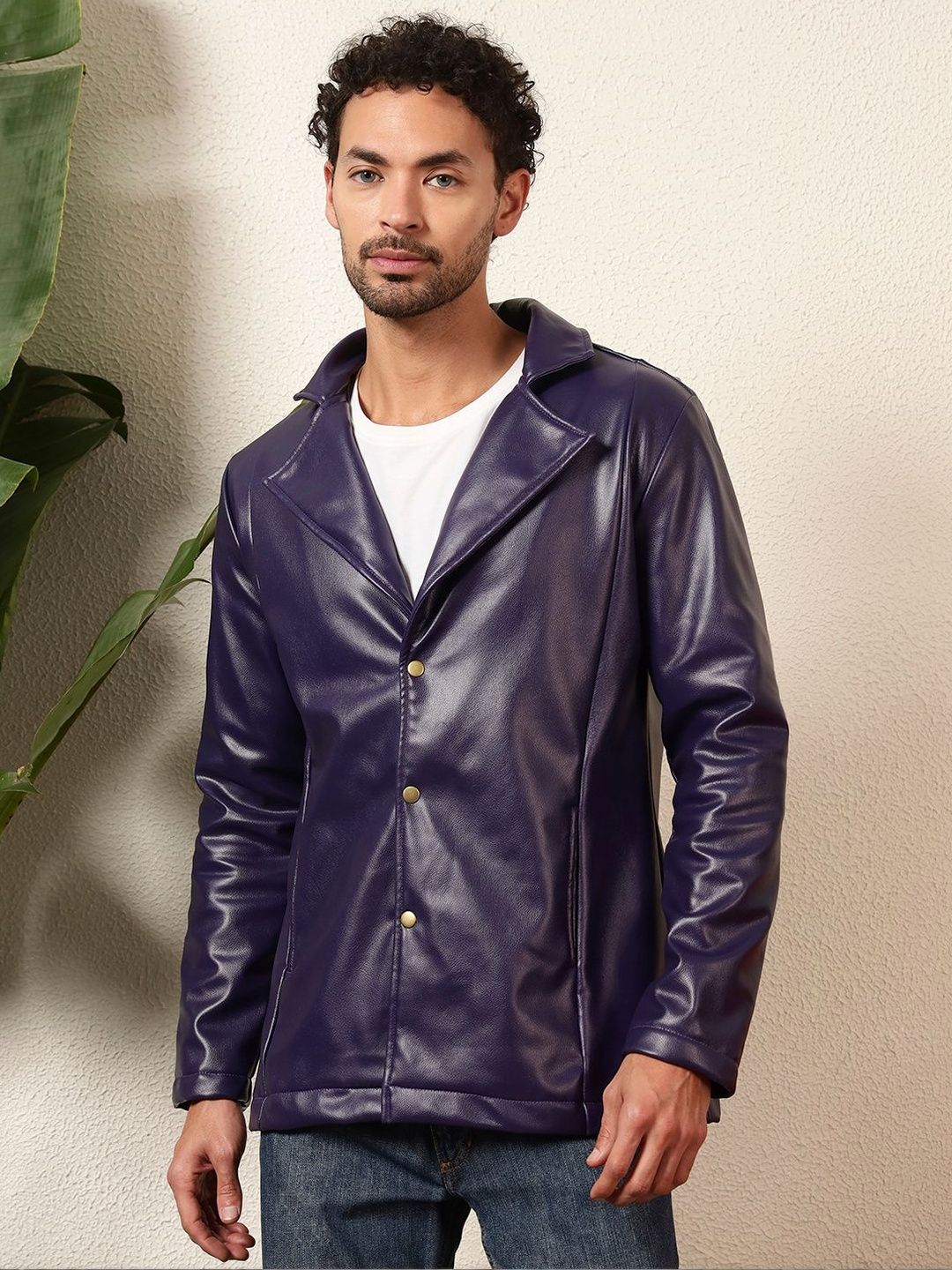 BAESD Men Leather Jacket