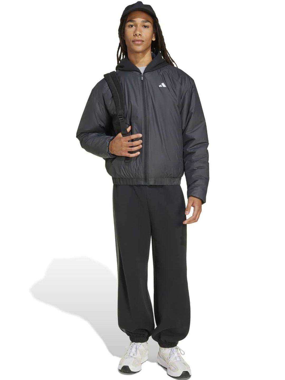 ADIDAS Men Insulator Longline Outdoor Bomber Jacket
