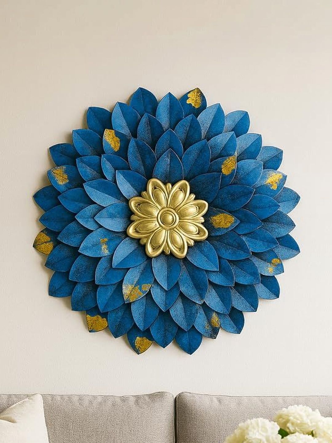 RSN Blue Metal Wall Hangings