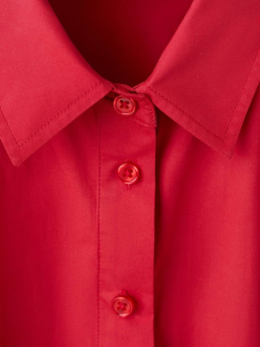 Pure Cotton Shirt Midi Dress