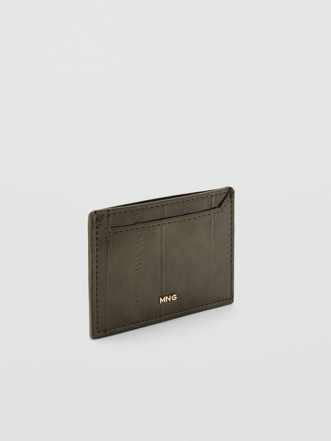Striped Textured Card Holder