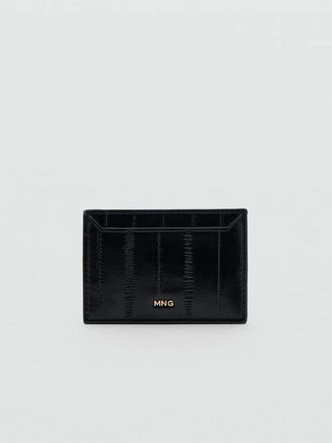 Striped Textured Card Holder