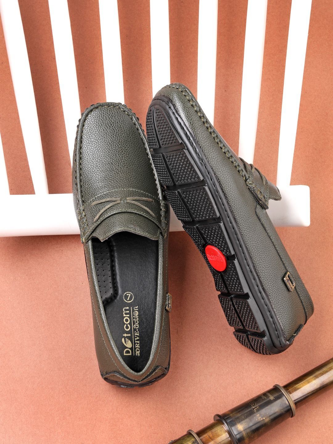 Action Men Textured Driving Shoes