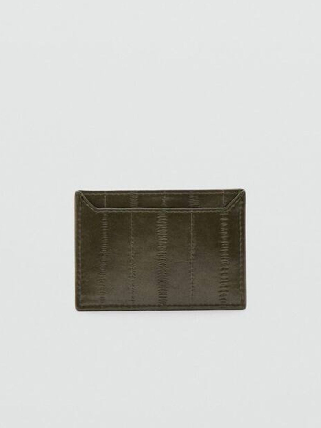 Striped Textured Card Holder