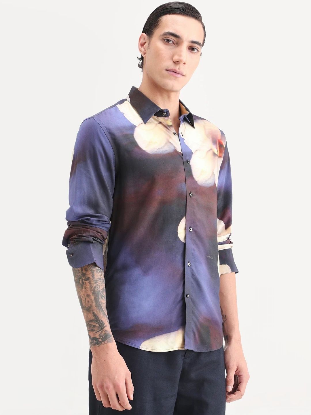 RARE RABBIT RARE RABBIT Men Premium Printed Casual Shirt