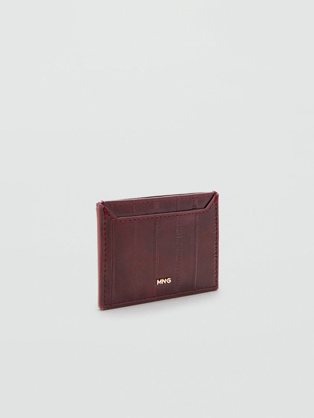 Striped Textured Card Holder