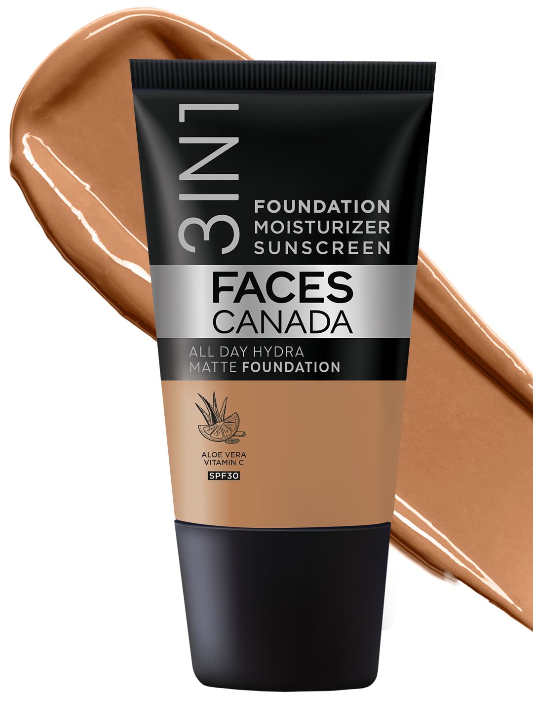 FACES CANADA FACES CANADA All Day Hydra Matte SPF30 Mini Foundation & Moisturizer 18ml - Warm Sand 042