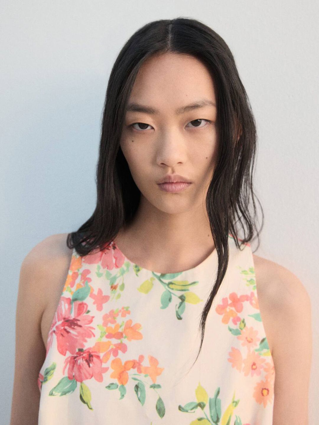 Floral Print Pure Cotton Regular Crop Top