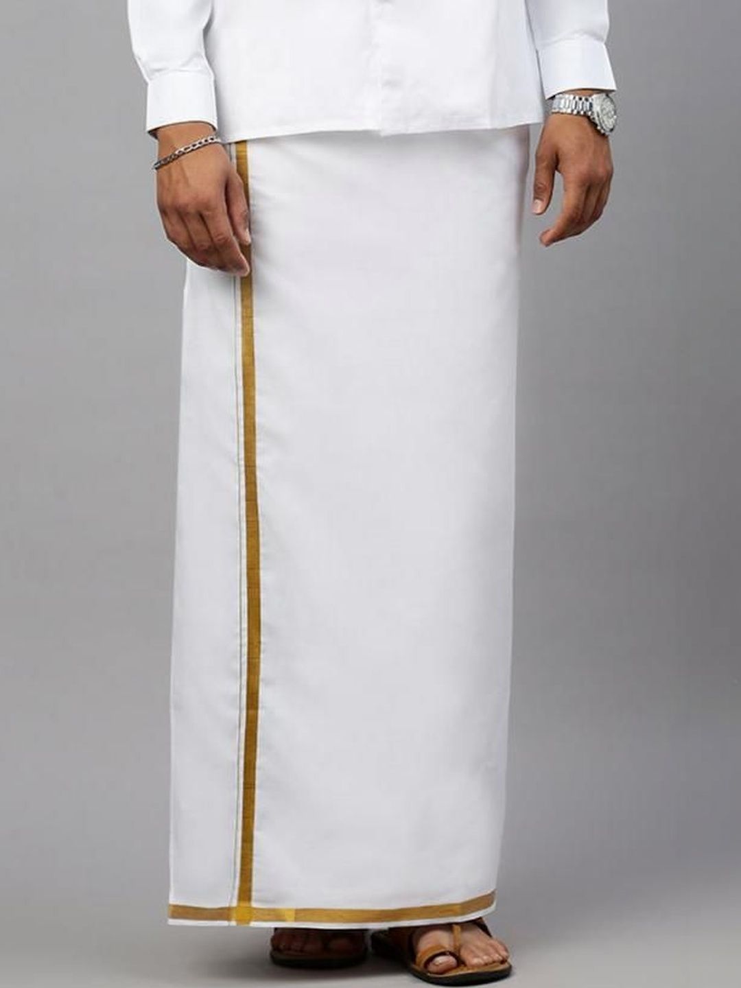 Ramraj Men Cotton Blend Dhoti Dhotis