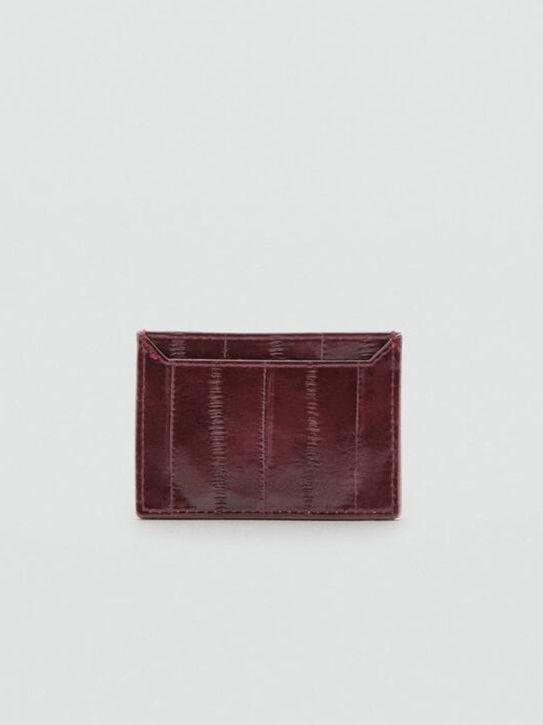 Striped Textured Card Holder