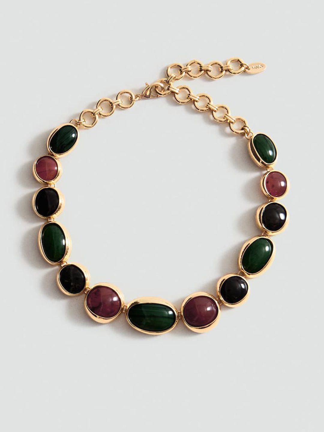 Dakota Multi Artificial Stones Necklace
