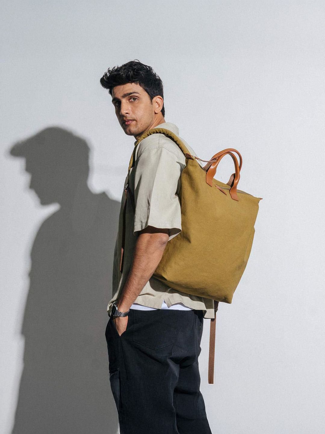 Olive Green Pilot Backpack DailyObjects Olive Green Pilot Backpack