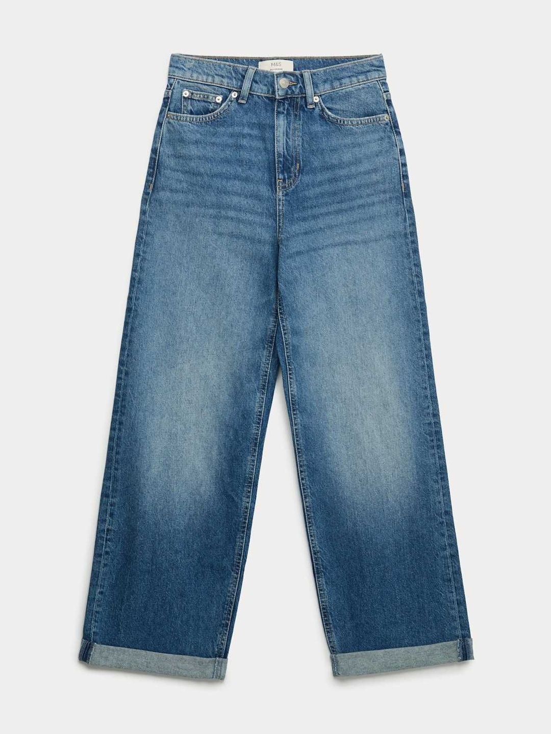 Regular Fit Mid-Rise Light Fade Jeans