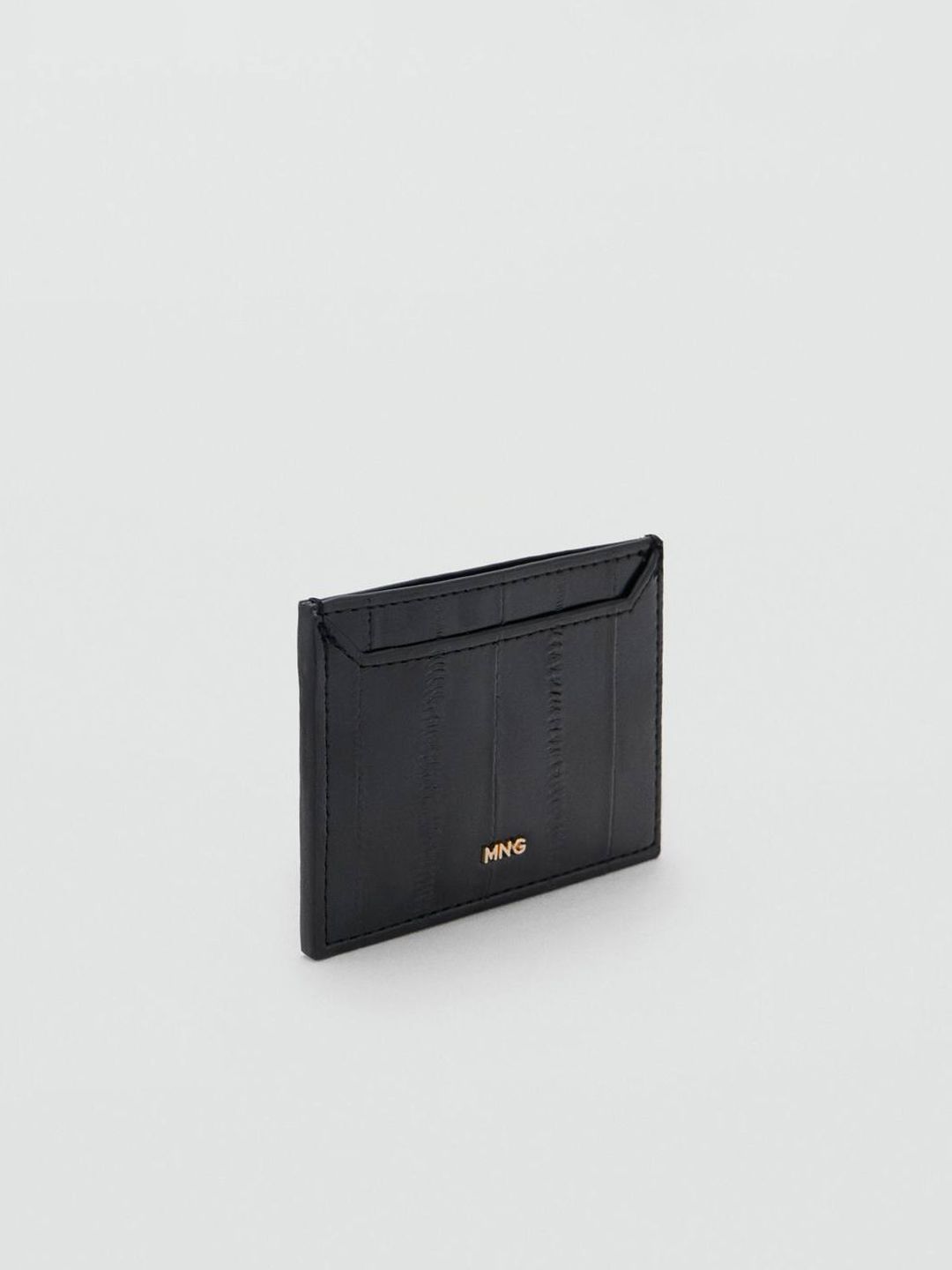 Striped Textured Card Holder