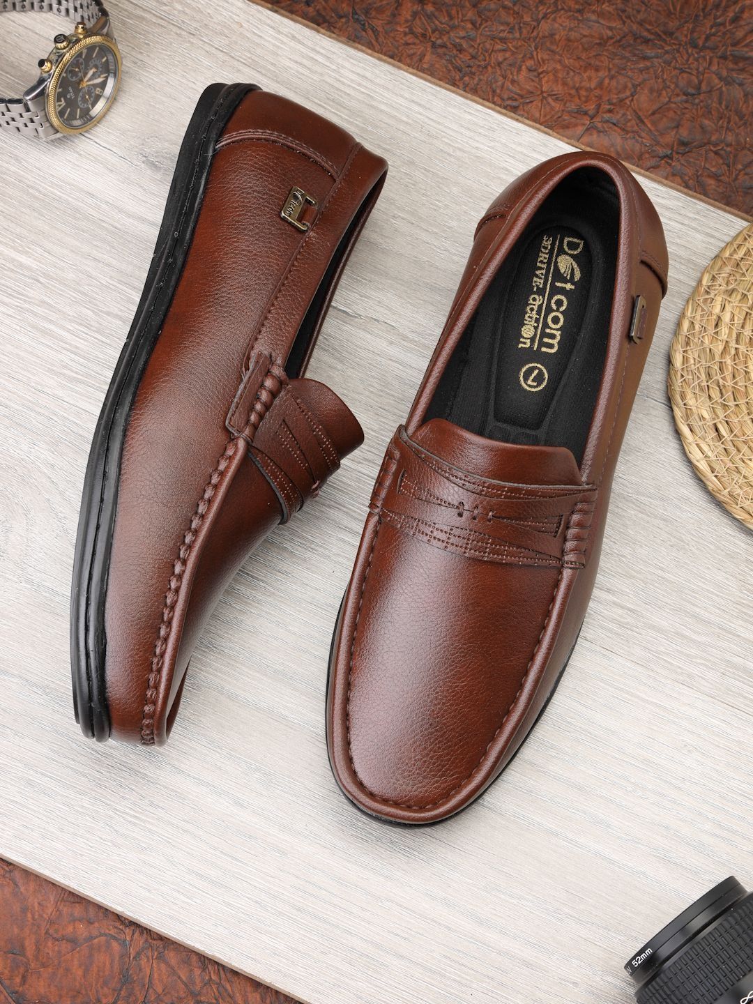 Action Men Textured Loafers