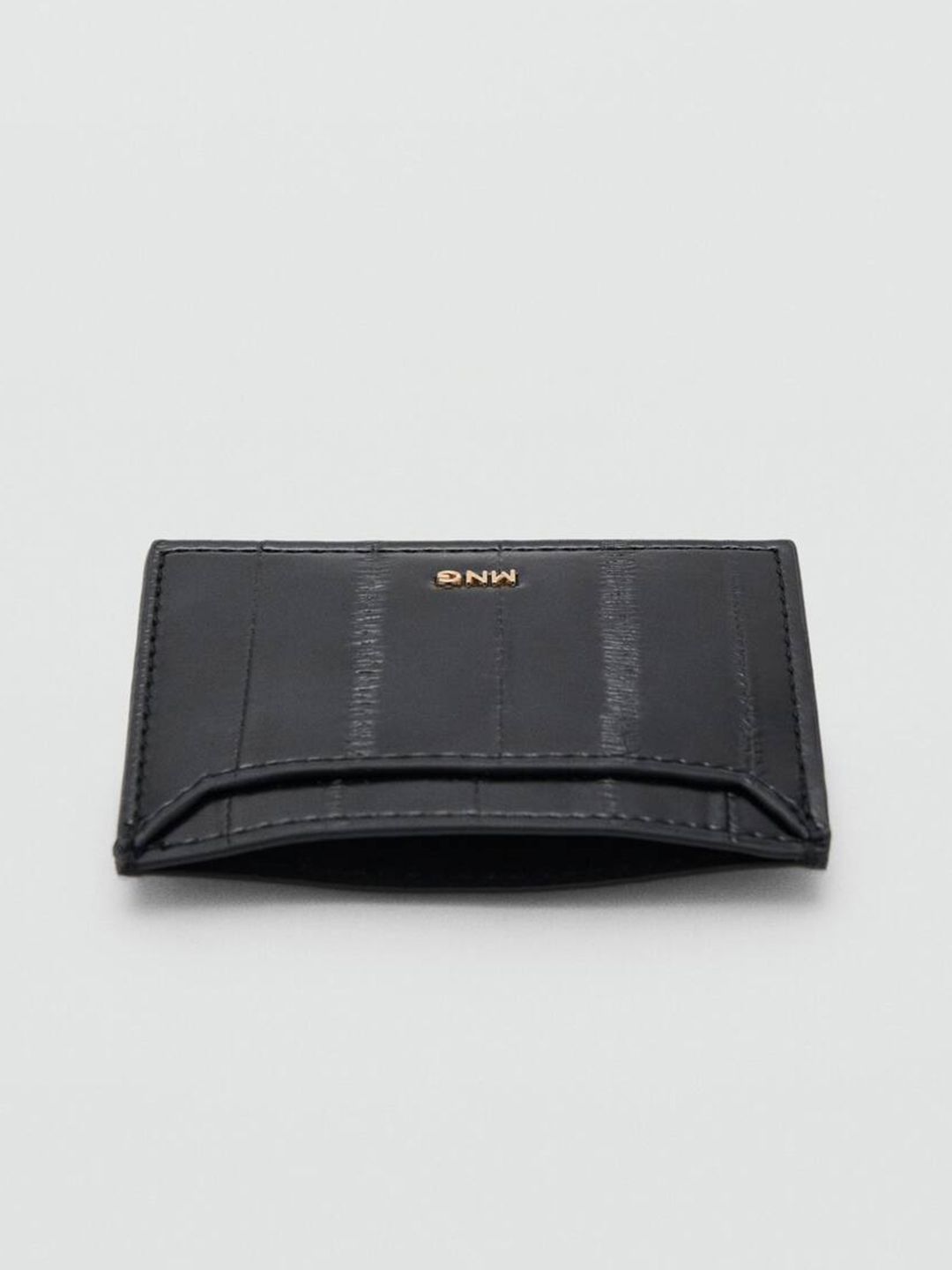 Striped Textured Card Holder