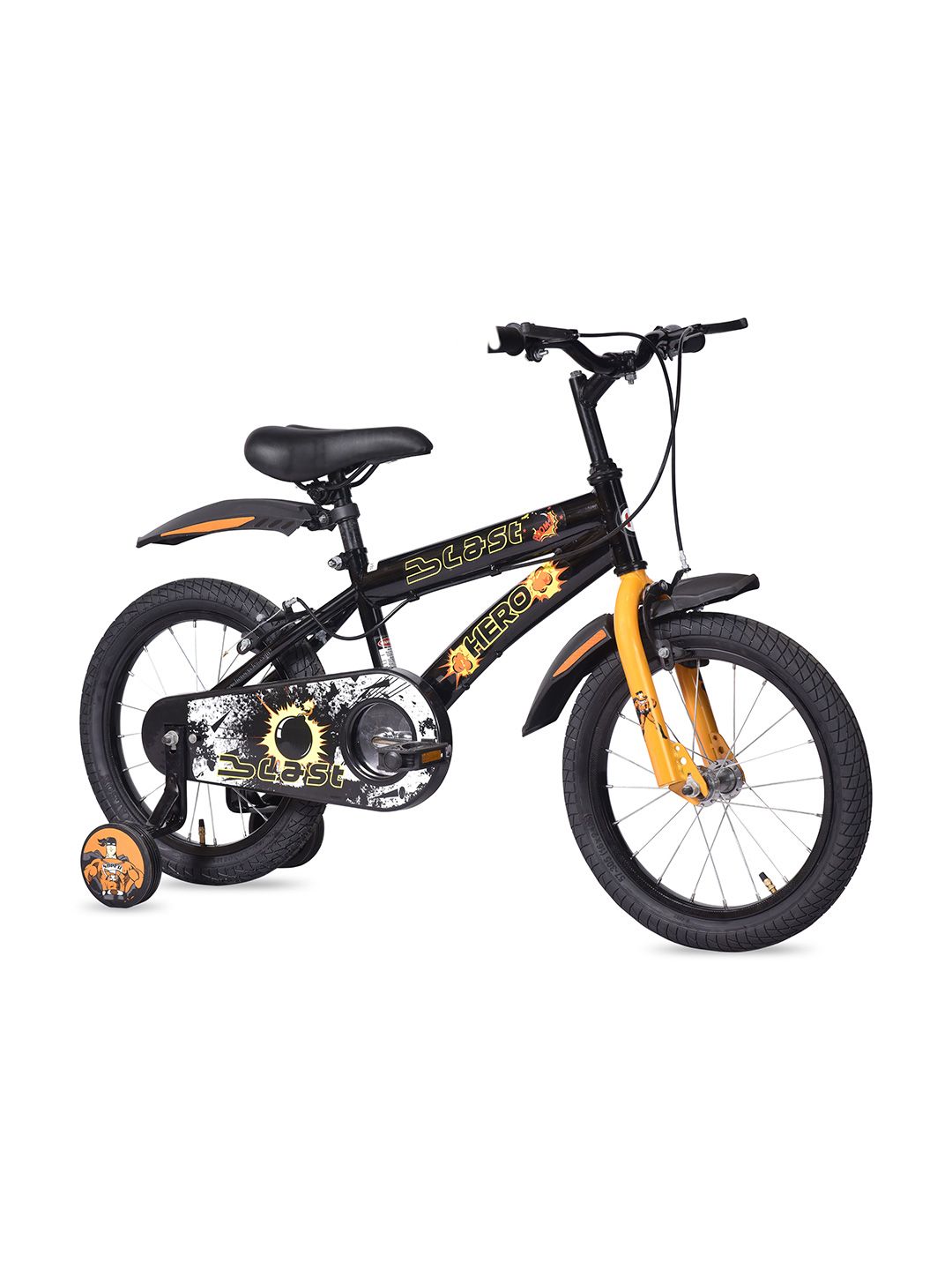 Hero Hero Blast Single Speed 16T Rigid Suspension Steel Black Kids Cycle