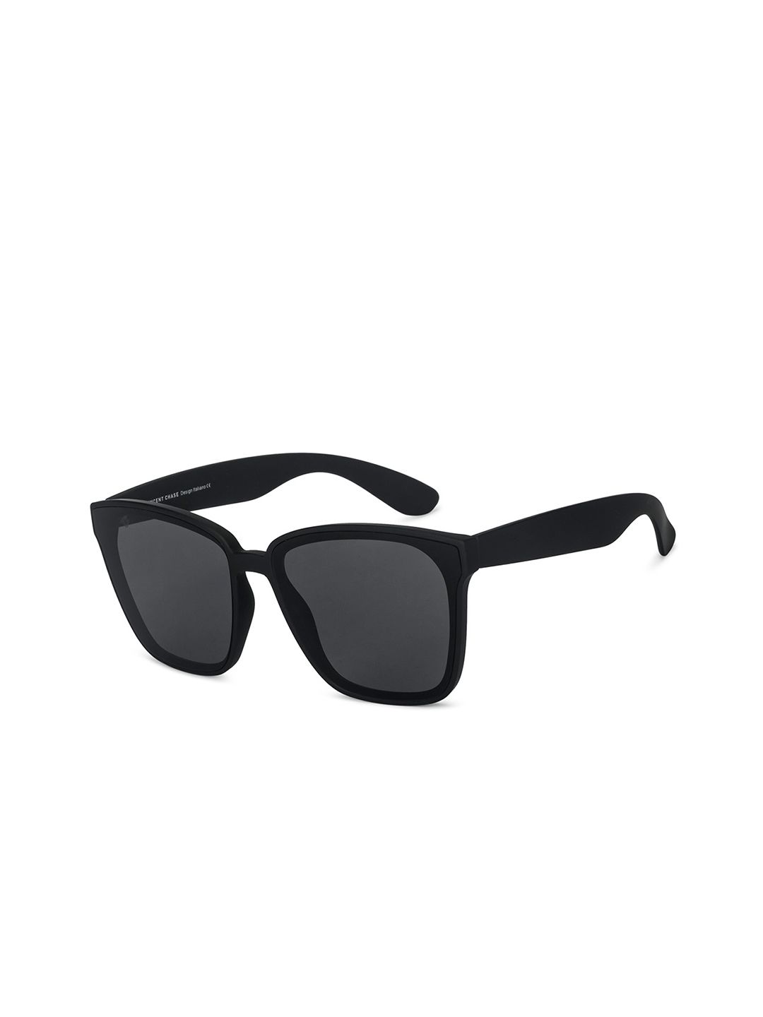 Vincent Chase by Lenskart Unisex Grey Lens & Black Wayfarer Sunglasses with UV Protected Lens