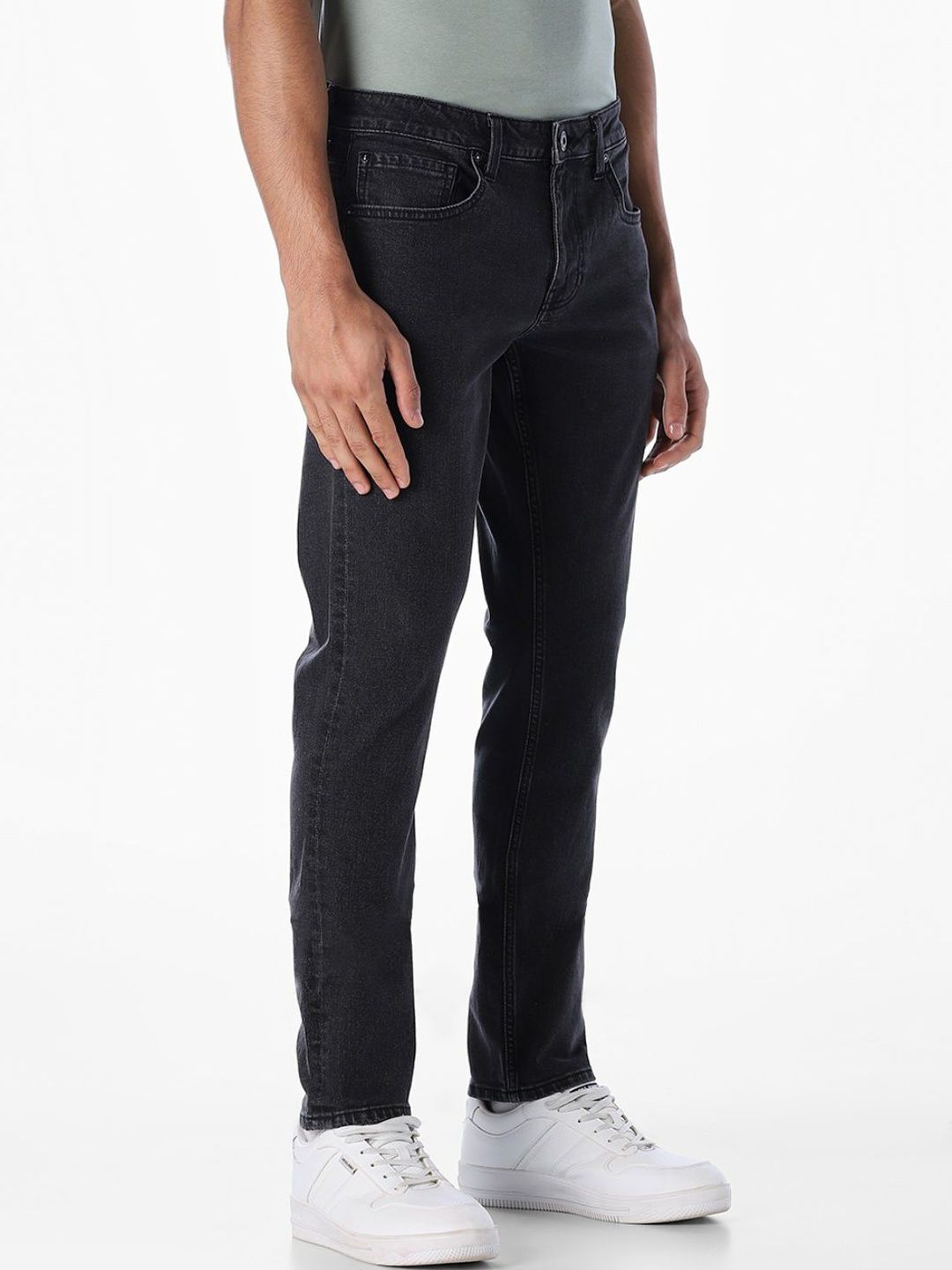 Slim Fit Low-Rise Light Fade Stretchable Jeans