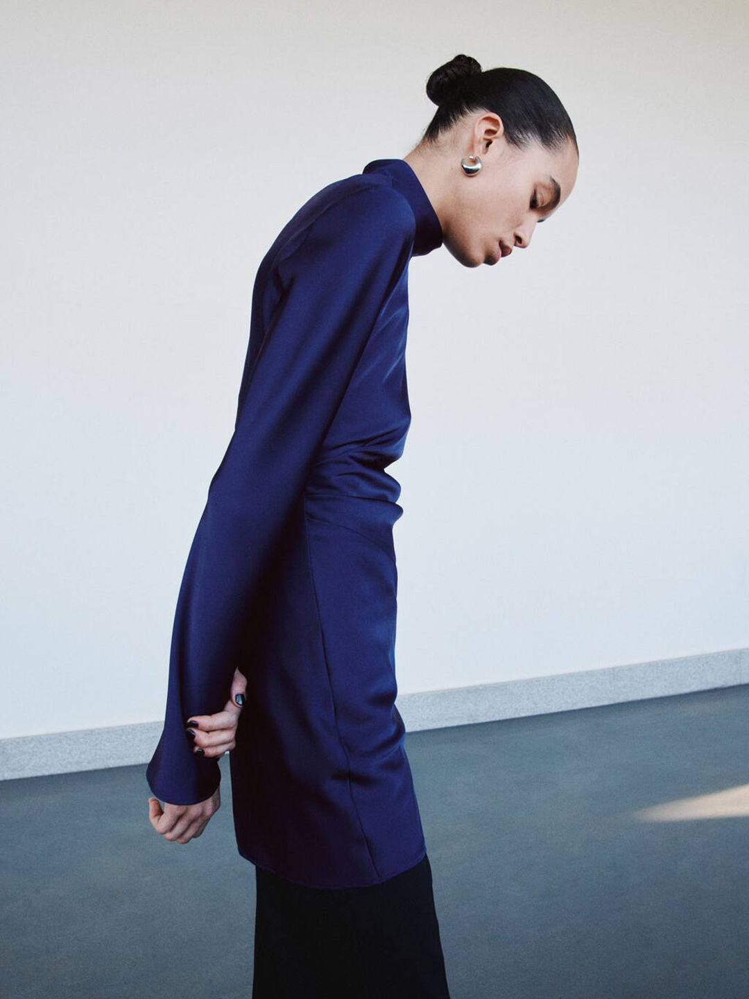 A-Line Mini Dress with Pleated Details